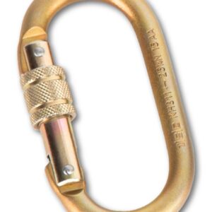 Mousqueton bloquant en acier Fr:25 KN