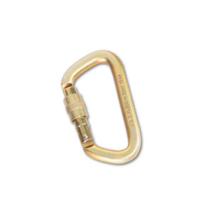 Mousqueton bloquant en acier Fr: 50 KN